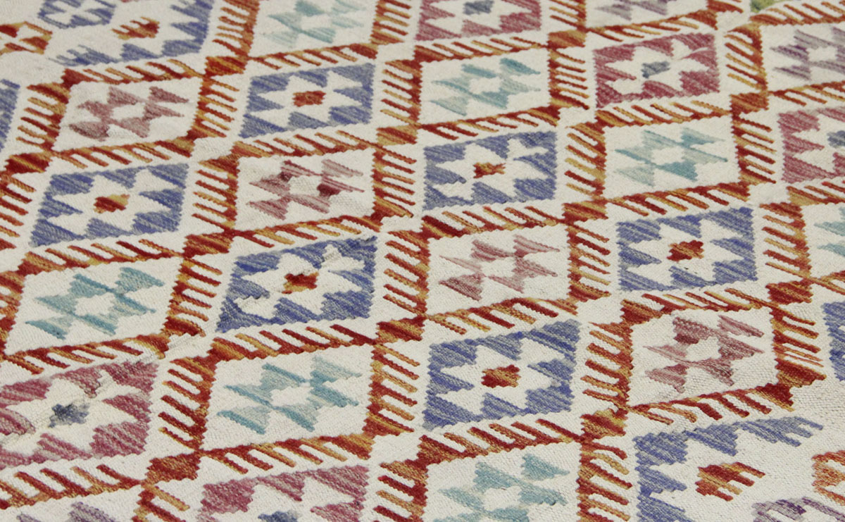 Afganistanski kelim Old Style Royal No. 105355 - (199 ×150 cm) - Slika 5