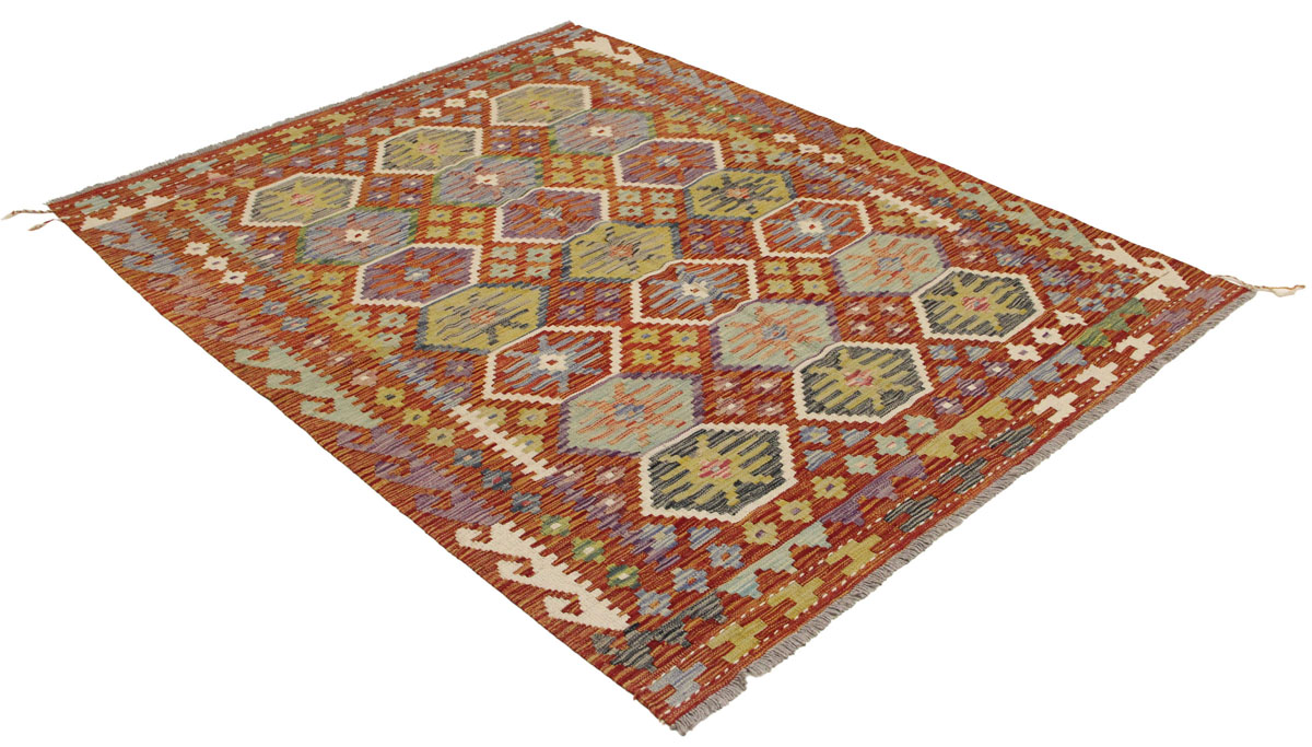 Afganistanski kelim Old Style Royal No. 105363 - (198 ×153 cm) - Slika 2