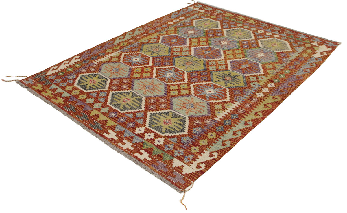 Afganistanski kelim Old Style Royal No. 105363 - (198 ×153 cm) - Slika 3