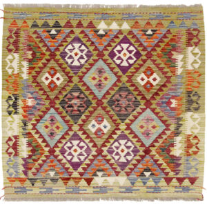 Afganistanski kelim Old Style Royal No. 105488 - (108 × 98 cm)