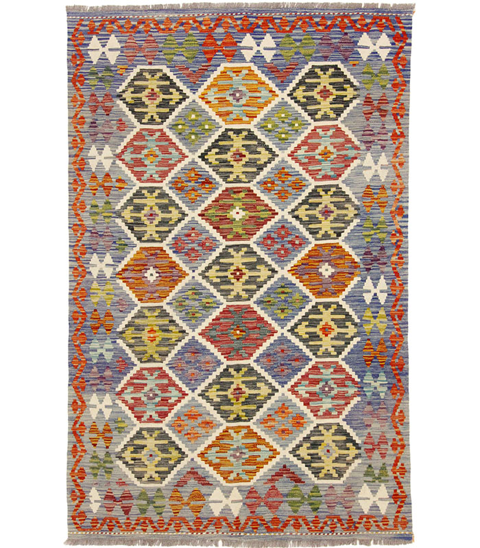 Afganistanski kelim Old Style Royal No. 105396 - (198 × 127 cm)