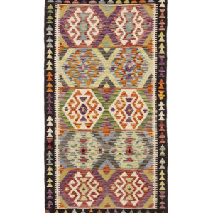 Afganistanski kelim Old Style Royal No. 105417 - (193 ×98 cm)