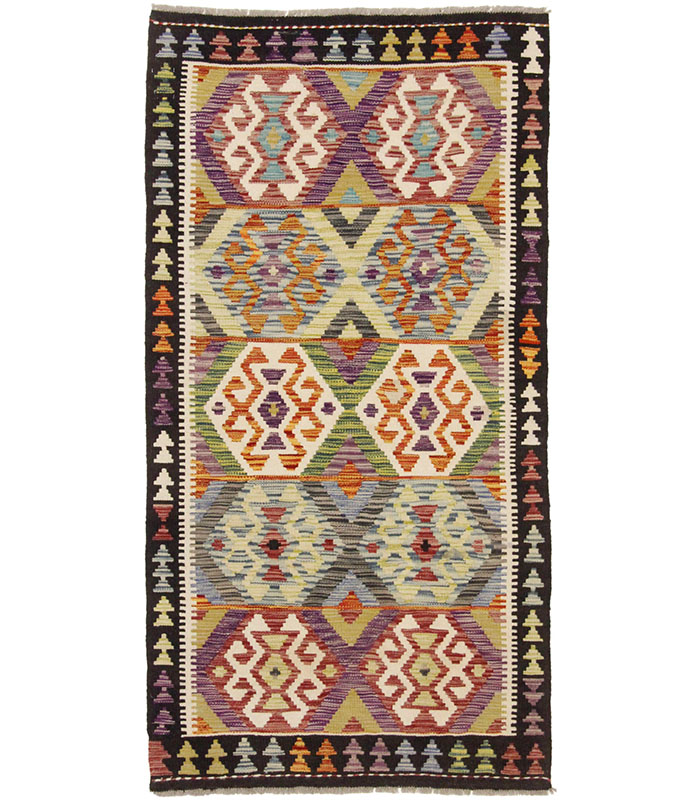 Afganistanski kelim Old Style Royal No. 105417 - (193 ×98 cm)