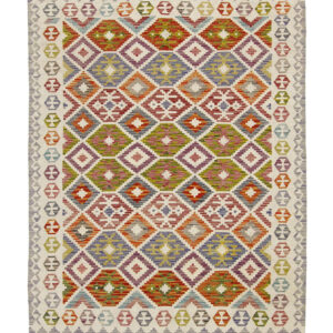 Afganistanski kelim Old Style Royal No. 105370 - (197 × 147 cm)