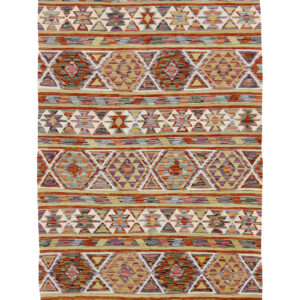 Afganistanski kelim Old Style Royal No. 105380 - (185 × 126 cm)