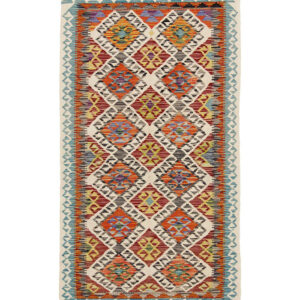 Afganistanski kelim Old Style Royal No. 105412 - (190 × 101 cm)