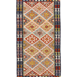 Afganistanski kelim Old Style Royal No. 105411 - (199 × 102 cm)