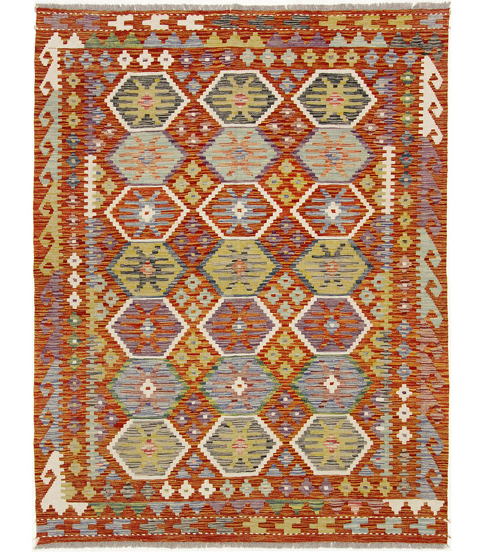 Afganistanski kelim Old Style Royal No. 105363 - (198 ×153 cm)