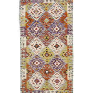 Afganistanski kelim Old Style Royal No. 105407 - (198 × 102 cm)