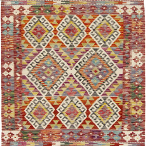 Afganistanski kelim Old Style Royal No. 105473 - (113 × 106 cm)