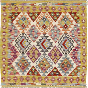 Afganistanski kelim Old Style Royal No. 105471 - (107 × 106 cm)