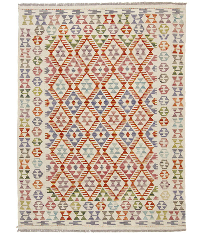 Afganistanski kelim Old Style Royal No. 105355 - (199 ×150 cm)