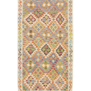 Afganistanski kelim Old Style Royal No. 105399 - (201 × 108 cm)