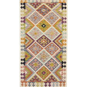 Afganistanski kelim Old Style Royal No. 103827 - (192 × 95 cm)