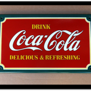 Coca-Cola reklamna ploča, Boos & Hahn, Njemačka, oko 1975.