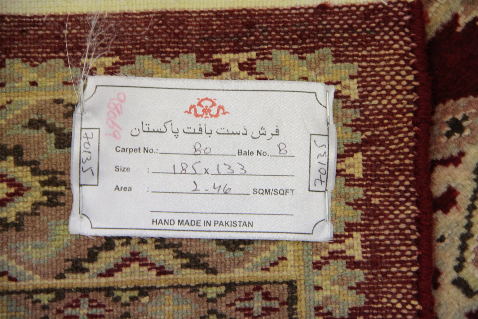 Buhara tepih br. SEYY-98069 - 185 × 133 cm - Slika 10