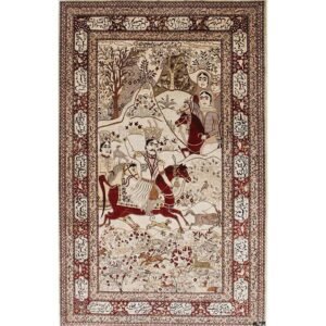 Kineski svileni tepih br. WA-22 - 120 × 80 cm