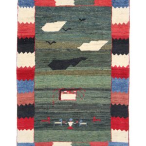 Moderni Gabbeh tepih br. ARI-641 - 154 × 110 cm