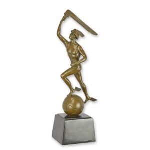 Brončana skulptura u stilu art décoa – Merkur