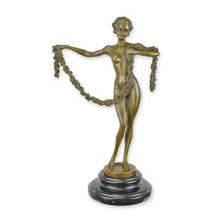 Brončana skulptura – plesačica s vijencem