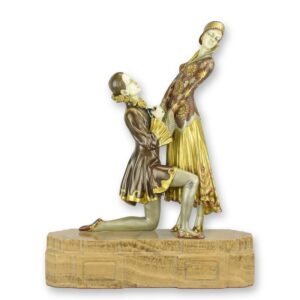 Hladno oslikana brončana skulptura „Vječna ljubav”
