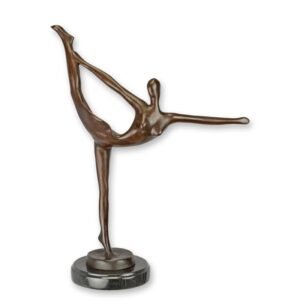 Modernistička brončana skulptura – plesačica