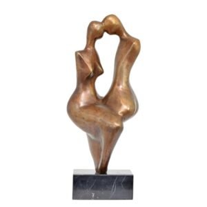Modernistička brončana skulptura – intimni par