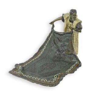 Brončana skulptura – arapski prodavač tepiha