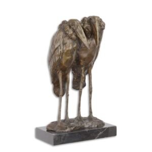 Brončana skulptura – par marabua